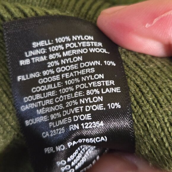 Aritzia TNA Brea Bomber Olive Green Full Zip Pockets Oversized Insulated Size XS - Picture 12 of 12